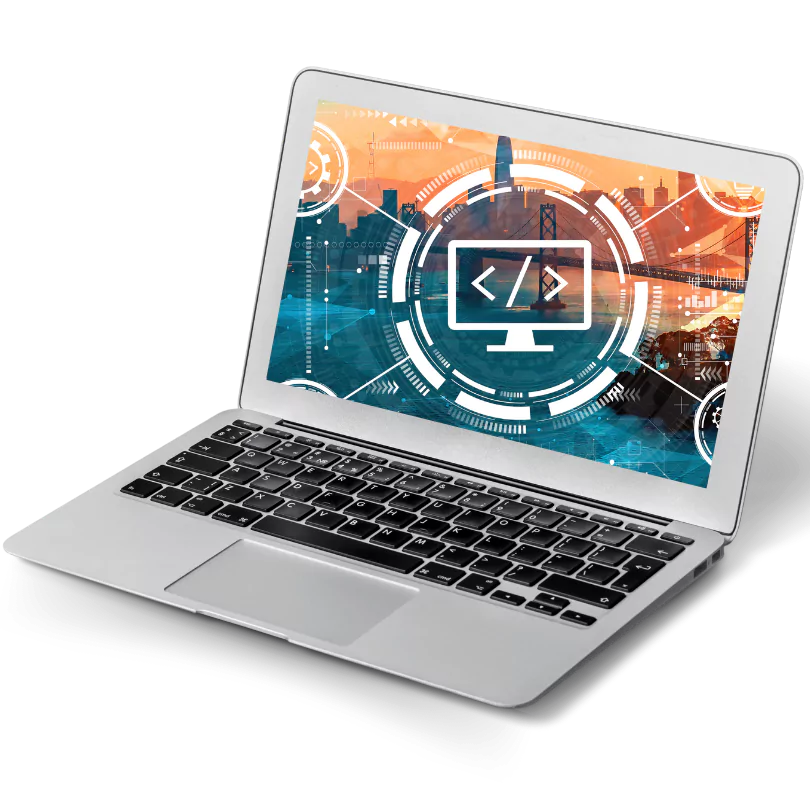 laptop web design
